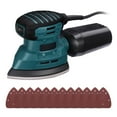 thumbnail image 1 of DOVAMAN 130W Detail Sander, 12000 RPM Palm Sander, 12 Sandpapers Included, Efficient Dust Collection System, Ergonomic Hand Sander for Wood & Metal - DLS03A, 1 of 10