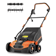 thumbnail image 1 of DOVAMAN Electric Lawn Dethatcher & Scarifier, 16-Inch 15A 2-in-1 Corded Tool with 5-Position Depth Adjustment and 12-Gal Collection Bag, 1 of 8
