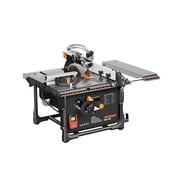 DOVAMAN Table Saw, 15 Amp Motor, 5000 RPM, Dust Collection Port, 0 45  Bevel, Extendable Table, Benchtop Design