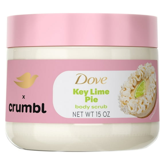 Dove Crumbl Limited Edition Body Scrub Key Lime Pie, 15 oz