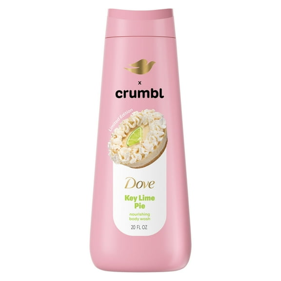 Dove Crumbl Limited Edition Body Wash Key Lime Pie for Hydrated & Soft Skin, 20 fl oz