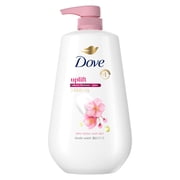Dove Sakura Body Wash for 24hr Lotion-Soft Skin Uplift Sakura Blossom & Yuzu Moisturizing Skin Cleanser with No Sulfates No Parabens, 30.6 fl oz