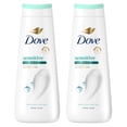 thumbnail image 1 of Dove Body Wash For 24hr Lotion-Soft Skin Sensitive Skin Moisturizing Skin Cleanser Gentle Hypoallergenic Formula with No Sulfates No Parabens, 20 fl oz 2 pack, 1 of 12