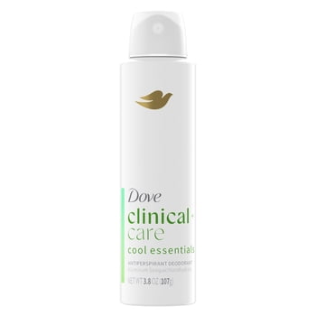 Dove Clinical + Care Antiperspirant Deodorant Dry Spray For Women Cool Essentials ,3.8 oz