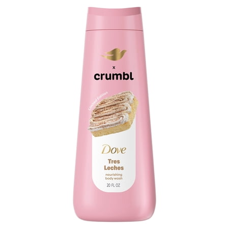 Dove Crumbl Limited Edition Body Wash Tres Leches, 20 fl oz