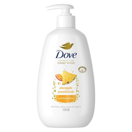 Dove Limited Edition Liquid Hand Soap Pineapple & Passionfruit Moisturizing Hand Wash for Lasting Nourishment, 12 fl oz