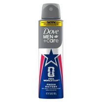 Dove Men Care Antiperspirant Deodorant Dry Spray for 72H Protection Fresh Victory Moisturizes & Revitalizes, 3.8 oz