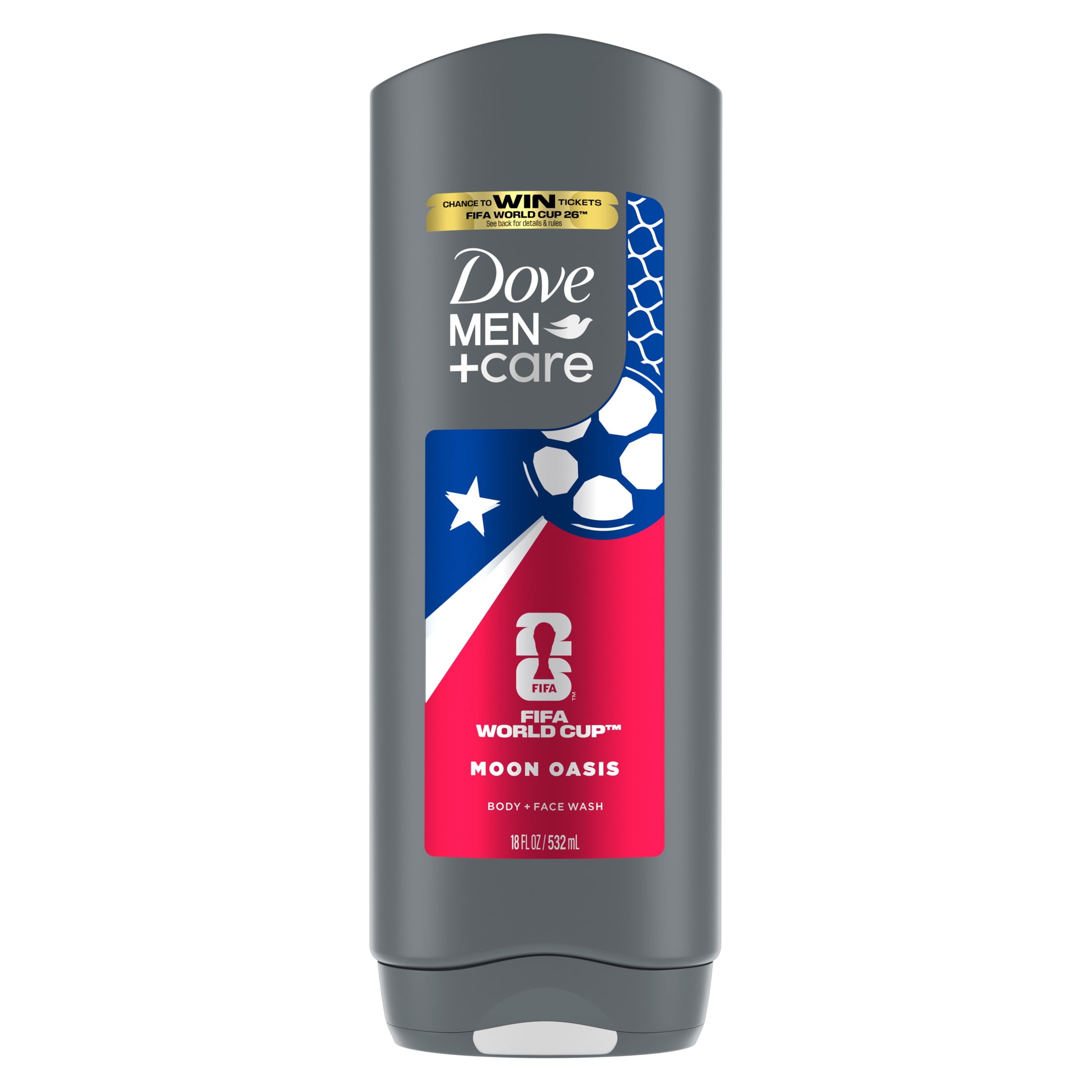 Dove Men+Care Limited Edition FIFA Body & Face Wash for Men Moon