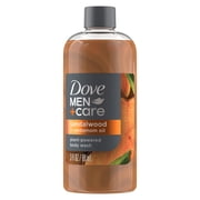Dove Men+Care Mini Body Wash to Rebuild Skin in the Shower Sandalwood + Cardamom Oil with Plant-Based Cleansers and Moisturizers, 3 FL oz