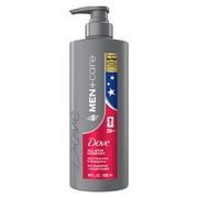 Dove Men+Care Shampoo & Conditioner Seal Hydration & Strengthen Hair All Star Comfort, 18 fl oz