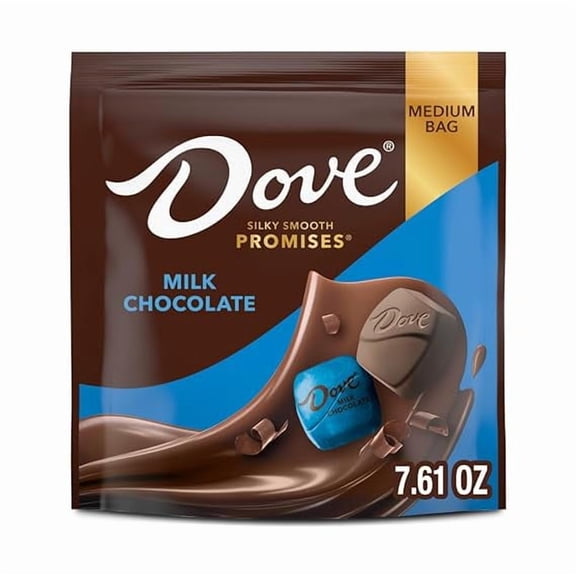 DOVE PROMISES Milk Chocolate Candy, 7.61 Oz Candy Bag