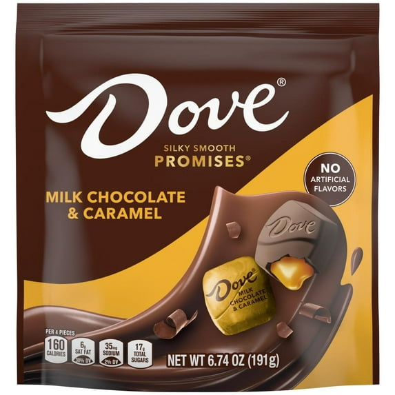 DOVE PROMISES Milk Chocolate & Caramel Bar pack of 2