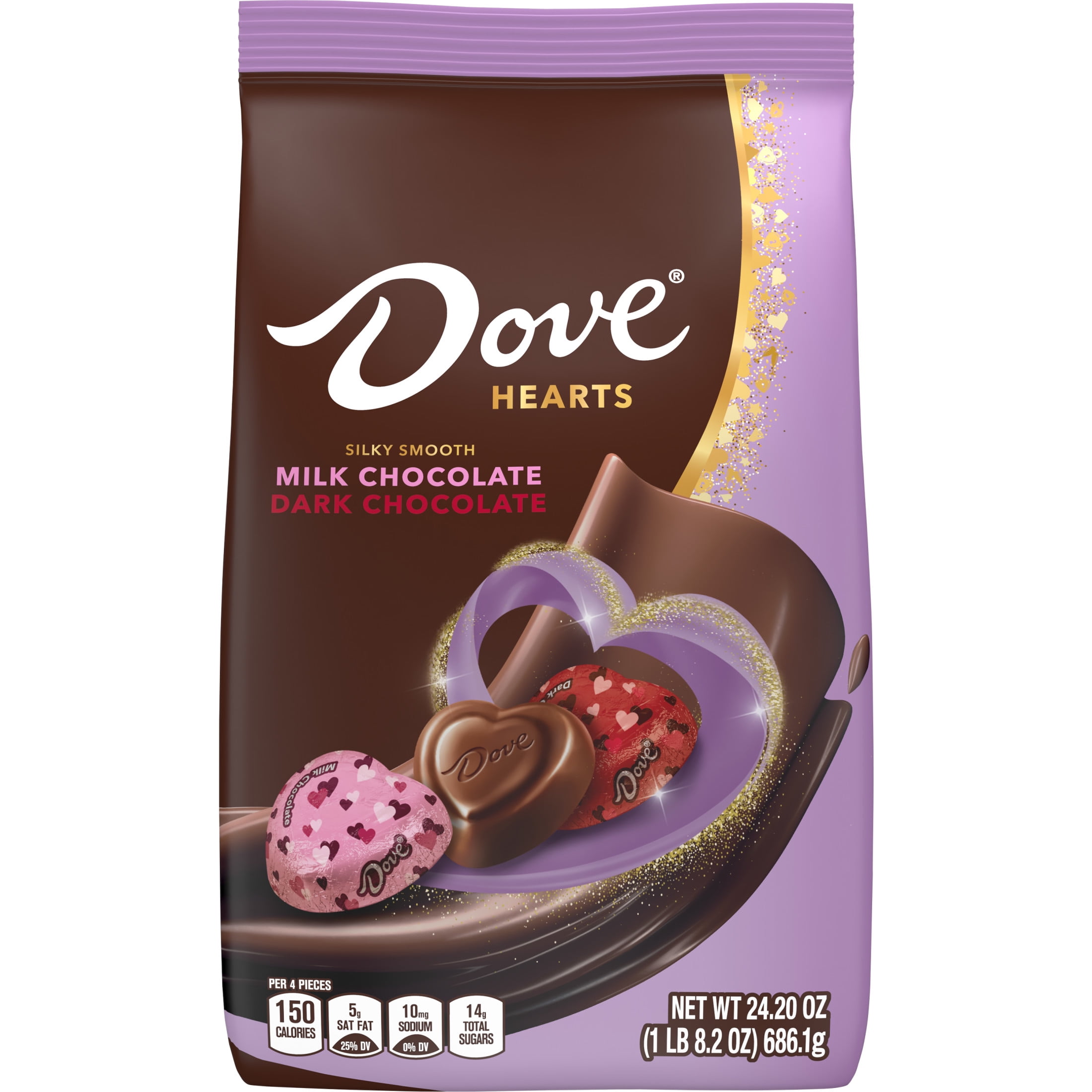 Dove Promises Chocolate Valentines Day Candy Hearts -24.2 oz Bag