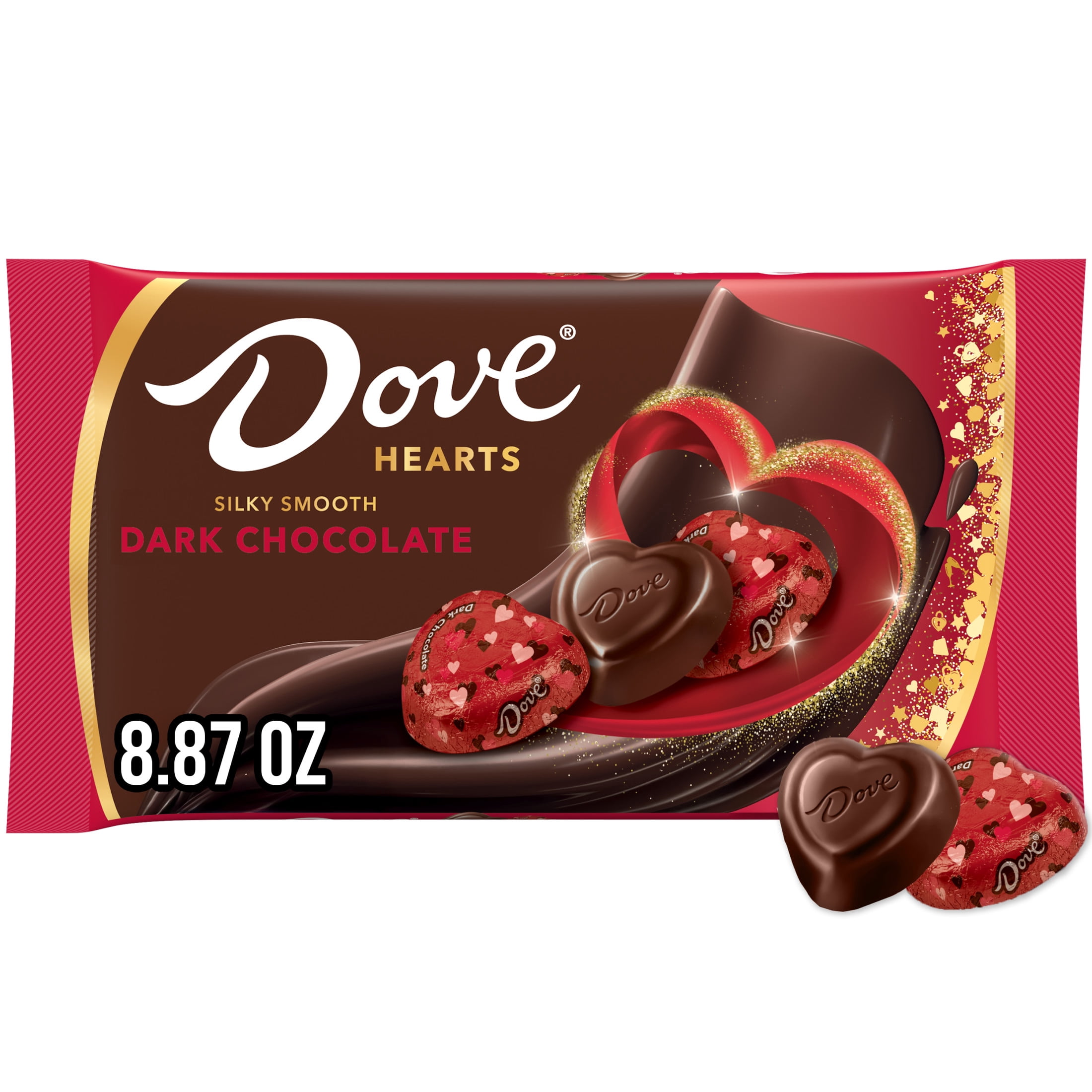 Dove Promises Heart Shaped Dark Chocolate Valentines Day Candy