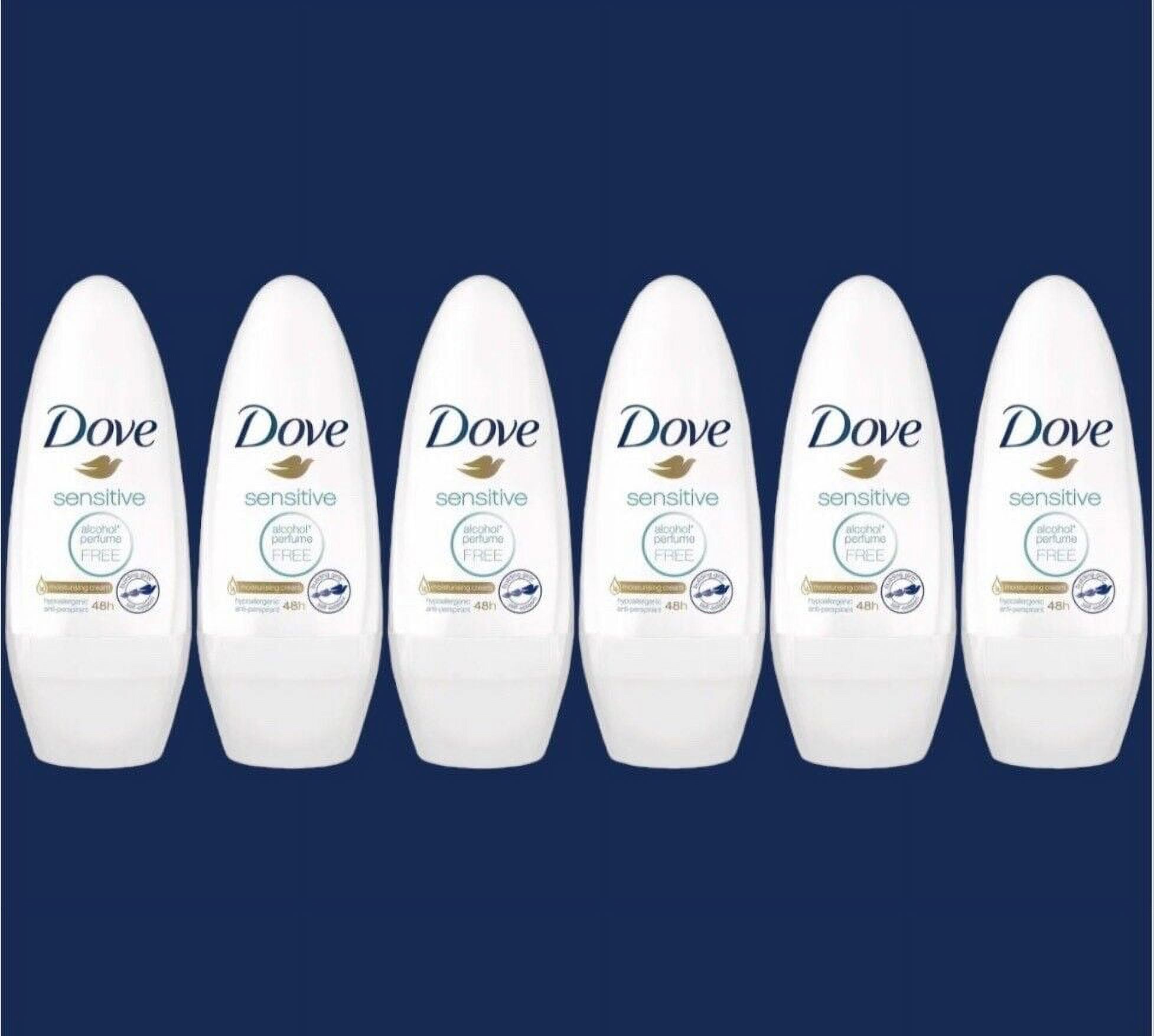 DOVE SENSITIVE ANTIPERSPIRANT ROLL ON, FRAGRANCEFREE, 40 ML / 1.35 OZ