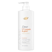 Dove Damage Therapy Shampoo Repairs 99% of UV hair damage* UV Repair & Glow With Ferulic Serum, 18 fl oz