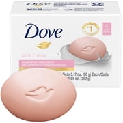 DOVE SOAP PINK/ROSE 4 BARS 90g EACH