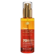 Dove Damage Therapy Defense Bi-Phase Serum + Oil for 70H Protection UV Repair & Glow with Ferulic Serum, 3.9 fl oz