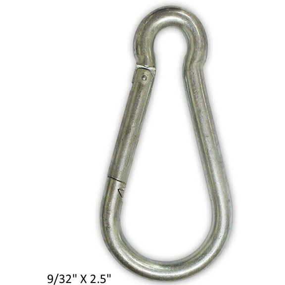 DOVETAIL (25 Pack) Snap Hook - 9/32" (7.1 mm) | Zinc Plated Finish | Ideal for Rigging & Temporary Connections | Dimensions: 9/32" x 2 3/4" (7.1 mm x 7 cm) | Designed To Withstand Heavy Payloads