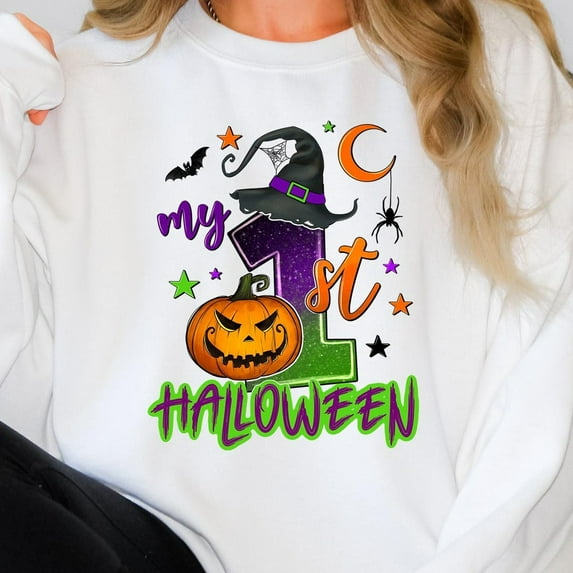 DOVU My 1St Hal Low Een Sweatshirt Baby #39 S Hal Low Een S Happy Hal Low DOVU My 1St Hal Low Een Sweatshirt Baby #39 S Hal Low Een S Happy Hal Low