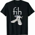 thumbnail image 1 of DOVU Fih Shoes Fish Funny Misspelled Fish Fih Calling T-Shirt Unisex S-5XL Hot Trending Shirt, Vintage Birthday Gift, 1 of 4