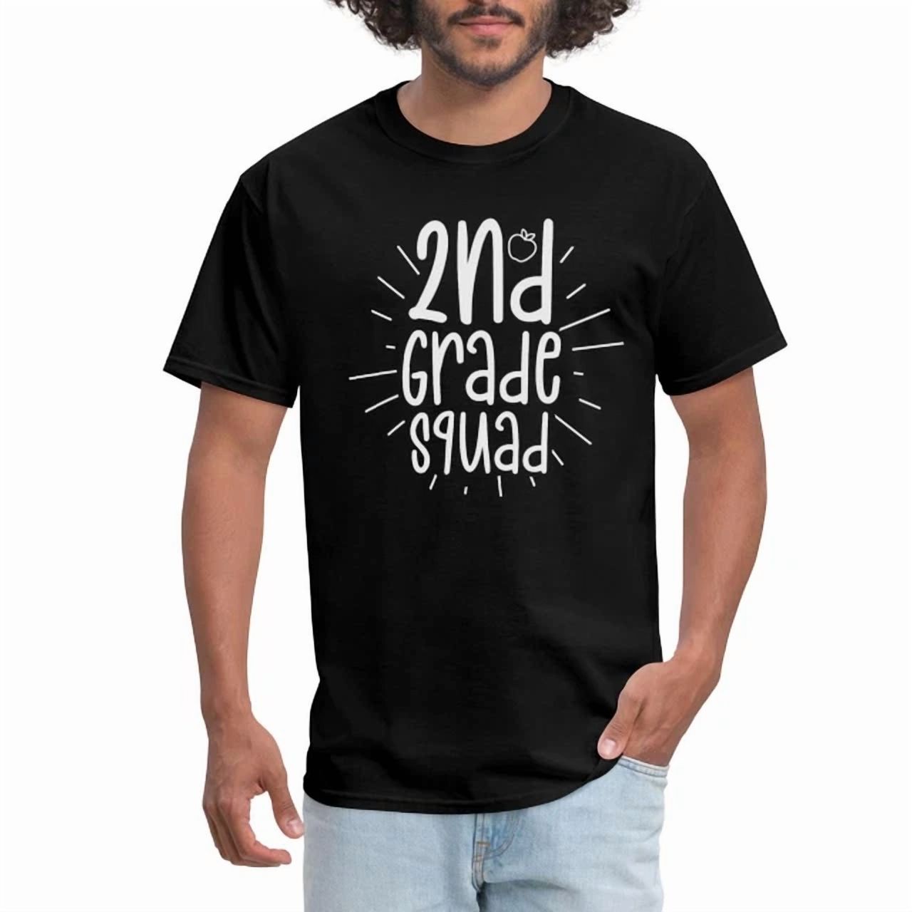 DOVU Hot Second Grade Squad Teacher Grader School 2Nd Grade Men S T Dovu hot second grade squad teacher grader school 2nd grade men s t
