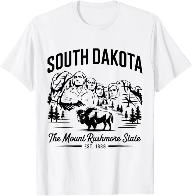 DOVU South Dakota The Mount Rushmore State Est 1889 T-Shirt Unisex S ...