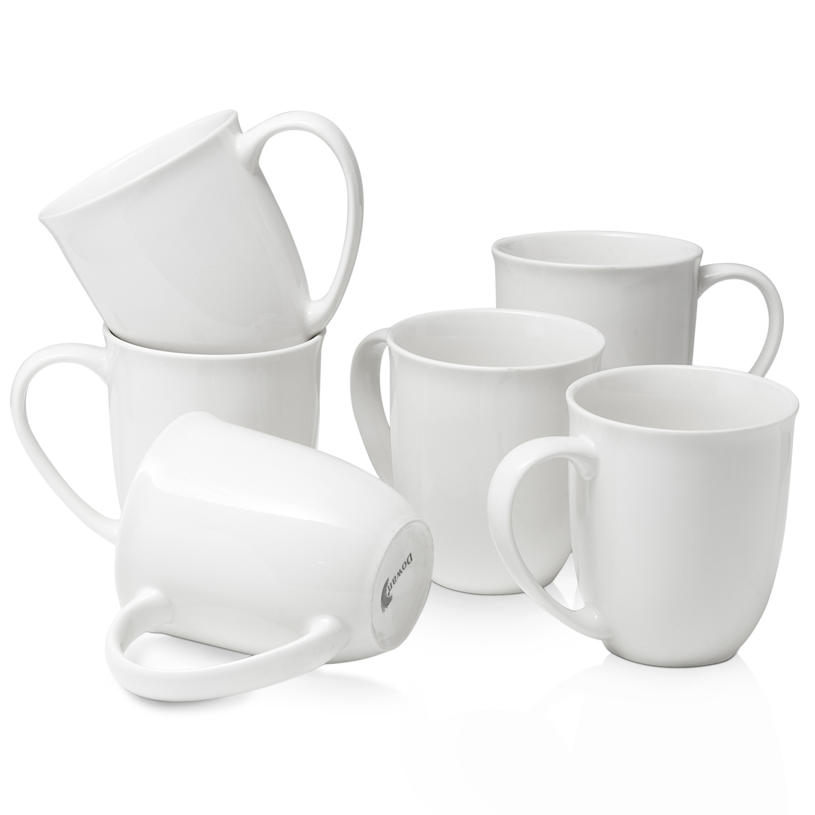 DOWAN Coffee Mugs Set of 6, 20 Ounce Ceramic Largesized Coffee Cup