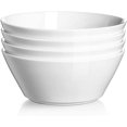 DOWAN Ceramic Soup Bowls, 32 Ounces White Ramen Bowl for Noodle