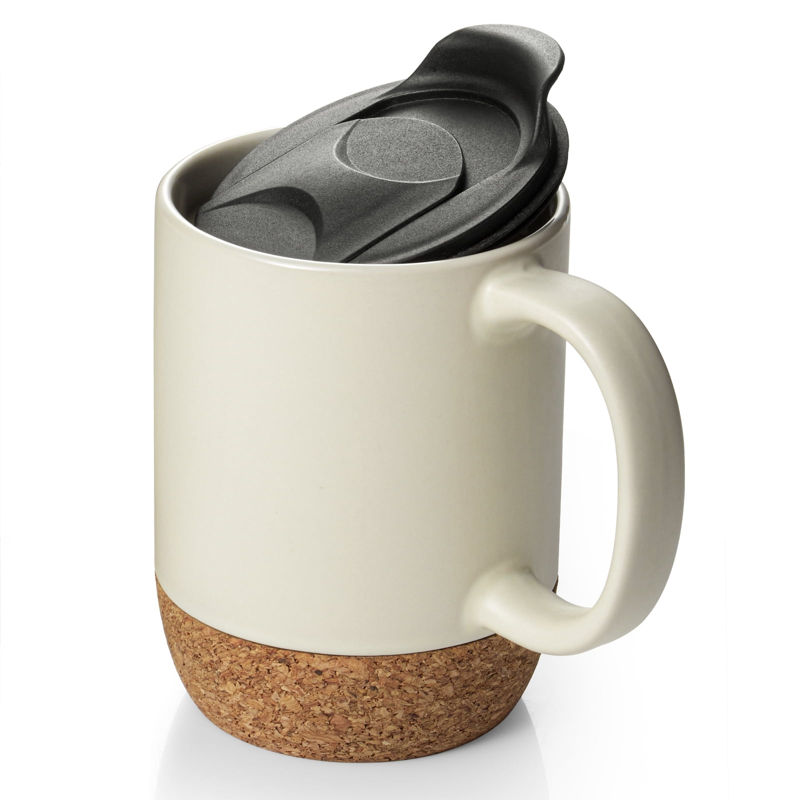 24 oz. Travel Mug with Cork Base and Handle - Brilliant Promos