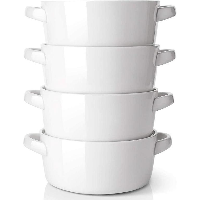 Arctic White Large Soup Bowl Ceramic Kitchen Bowl Set - Temu