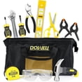 thumbnail image 1 of DOWELL Kids Tool Set with Tool Bag Including Real Metal Hand Tools for Boys & Girls, Children & Junior Learning Repair Kit for Home DIY, Age 8+, 1 of 7