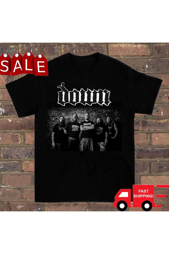 DOWN Band Members American Music Shirt Classic Black Unisex S-5XL 1A0108