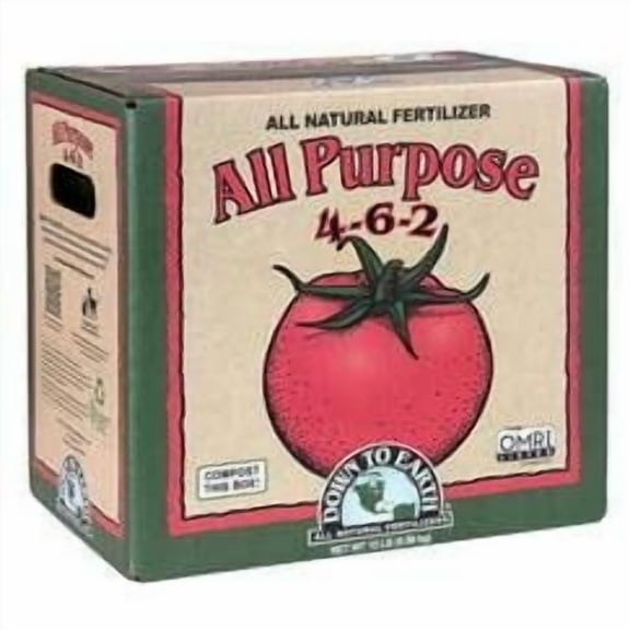 DOWN TO EARTH All Purpose Organic Fertilizer Mix 4-6-2 15LB
