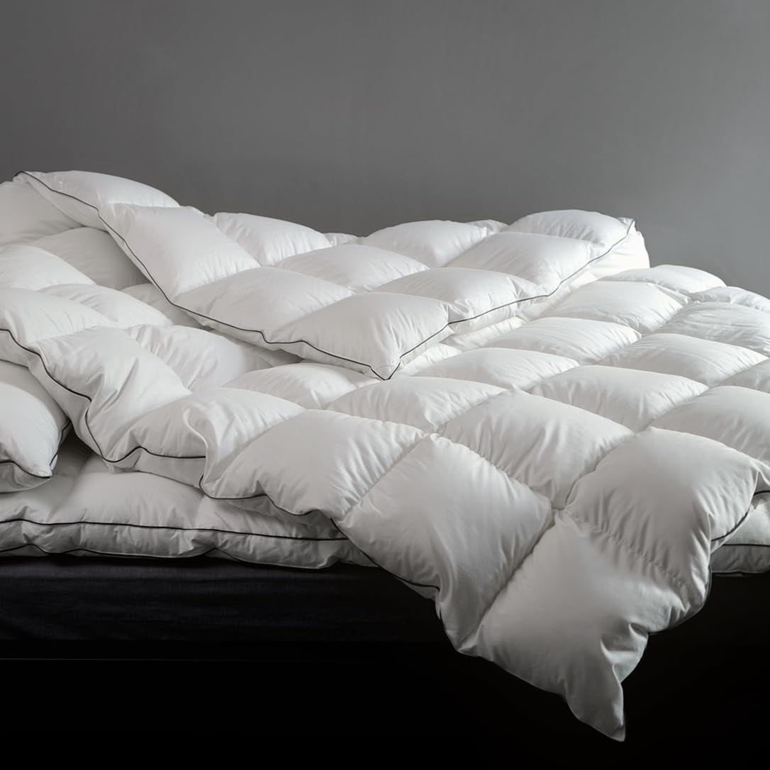 DOWNFORT Luxurious 100 Hungarian YPF5 White Goose Down Full/Queen