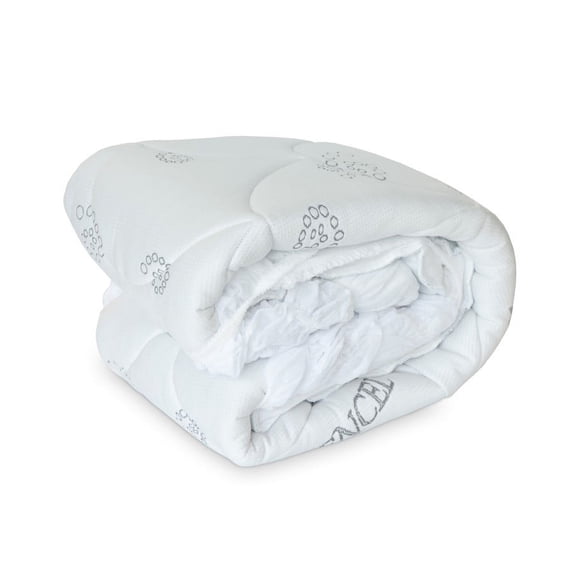 DOWNLITE Super Plush TENCEL® Blend Cool Touch Plush Mattress Pad