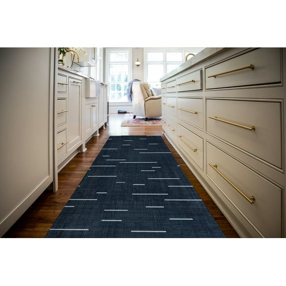DOWNPOUR NAVY Area Rug By Kavka Designs
