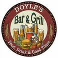 thumbnail image 1 of DOYLE'S Bar and Grill 14" Round Metal Sign Kitchen Wall Decor 100140020154, 1 of 1