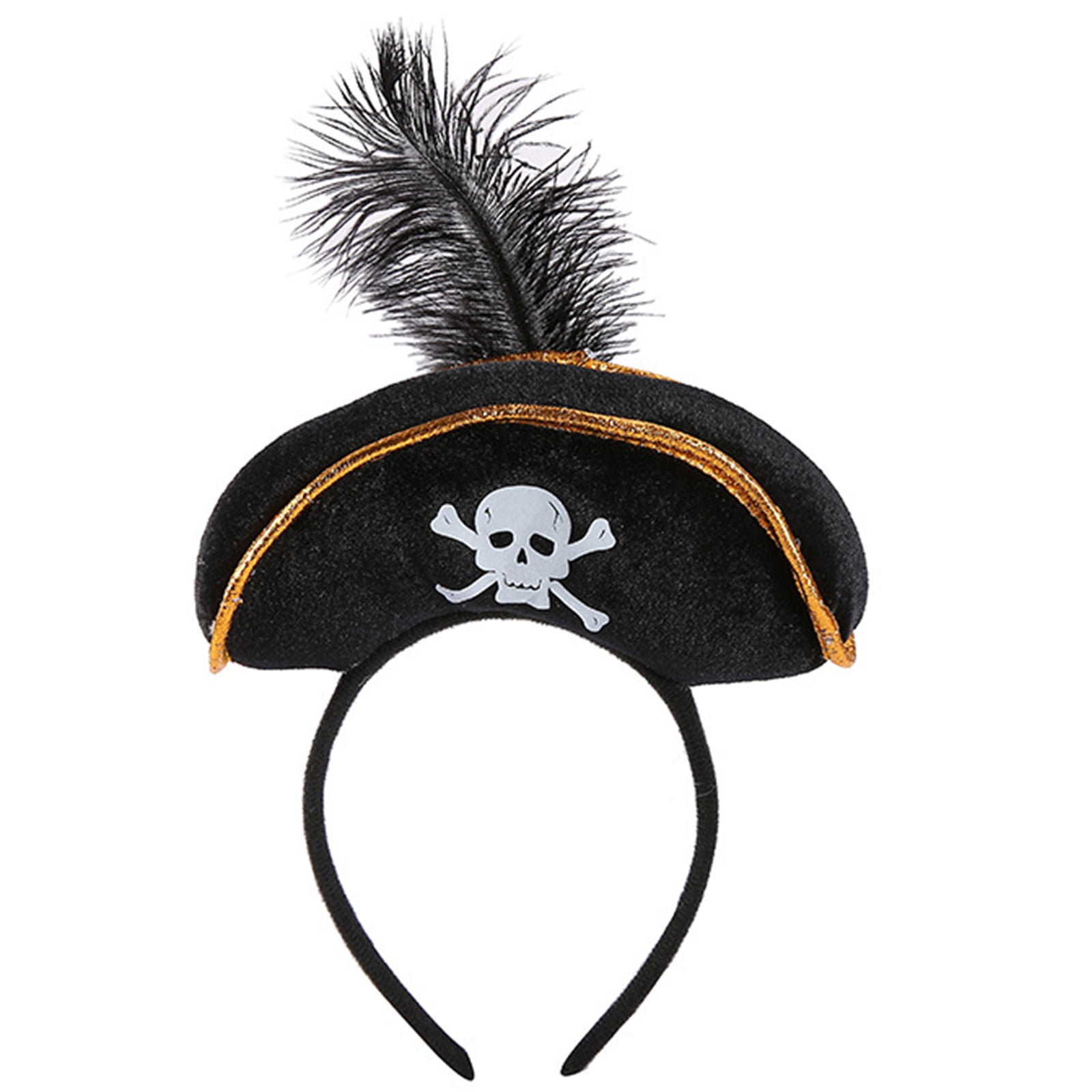 DOYOUNG Halloween Pirate Headband Halloween Tiaras Day Of The Dead