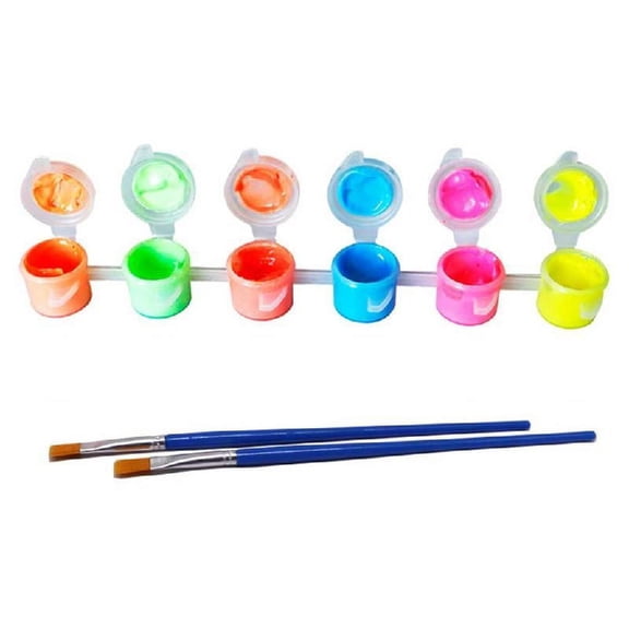DOYOUNG Palm Paint Portable 6 Colors Glow in The Dark DIY Paint Paste Paint Kids's Gift