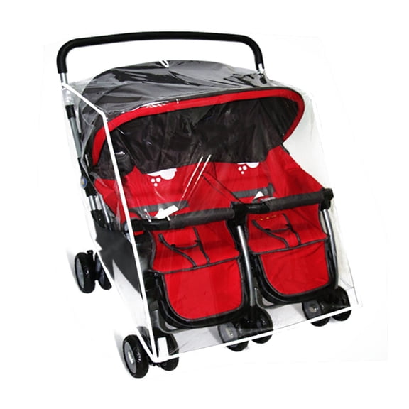DOYOUNG Twins Double Stroller Weather Shield Block Dust Snow Side by Side/Tandem