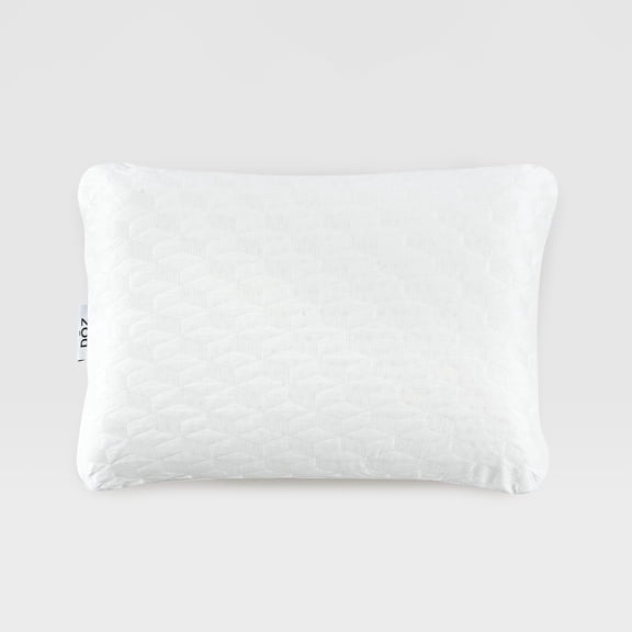 DOZ Foam Pillow, 100% Natural Talalay Latex Pillow with Cooling Cover, Super Soft, Medium Support, Pressure Relief, Perfect for Back & Stomach Sleepers, Oeko-Tex Cert Cover and (Standard)