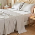 thumbnail image 1 of DOZ Long Staple Cotton Sheet Set, Soft Sateen Weave, Smooth, Breathable, Cooling, Durable, 1 of 10