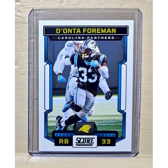 DOnta Foreman 2023 Panini NFL #45 Score Football Card Carolina Panthers