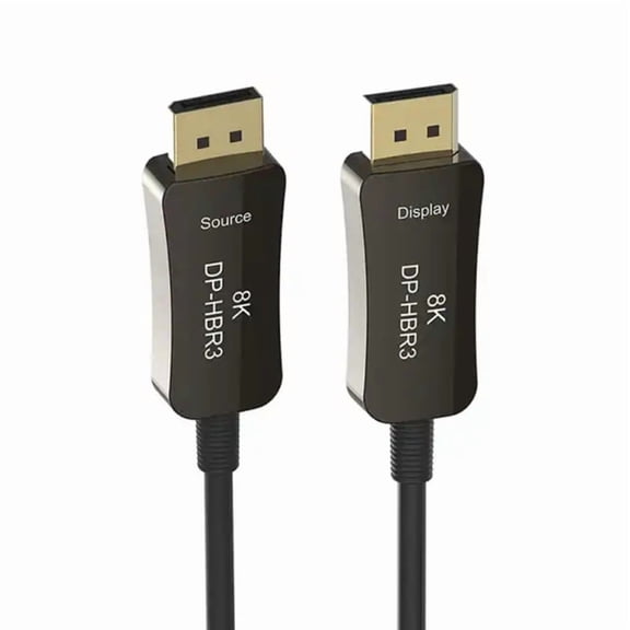 DP 1.4 Fiber Optic Cable 8K Displayport Cable HBR3 DSC 1.2 HDR10 32.4Gbps 8K@60Hz 4K@144Hz Optical Fiber Flexible 10M,1 * DP 1.4 Fiber Optic Cable