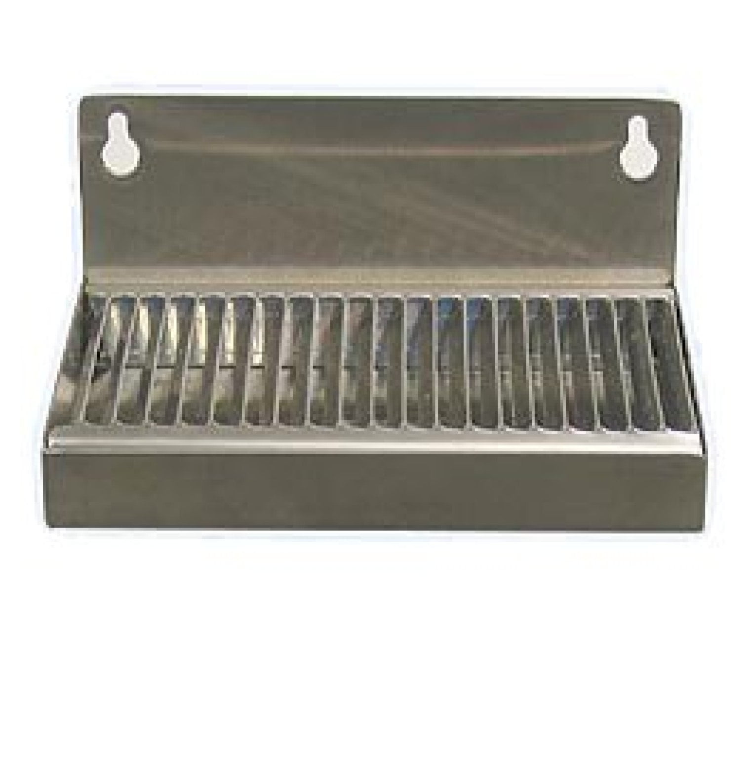 DP117ND Beer Drip Tray 6" Stainless Steel Wall Mount No Drain Bar