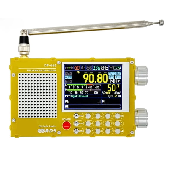 DP-666,TEF6686,Radio full band,FM AM FM,shortwave radio RDS