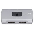 thumbnail image 1 of DP A/B 3D Visual Effects DP1.2 Two Way Converter 4K 60Hz DC 5V External Power Supply, 1 of 8