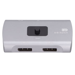 DP A/B 3D Visual Effects DP1.2 Two Way Converter 4K 60Hz DC 5V External Power Supply