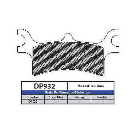 Dp Brakes DP932 Standard Sintered Metal Brake Pads